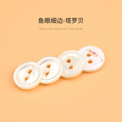 3310★  White shell buttons versatile exquisite high-end shirt POLO shirt buttons small buttons for men's and women's shirts and clothes