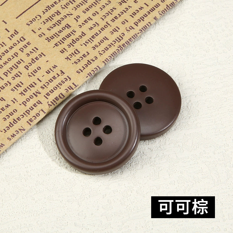 3295★  Round resin high-end clothes buttons exquisite woolen jacket sweater buttons top cashmere fashion button accessories