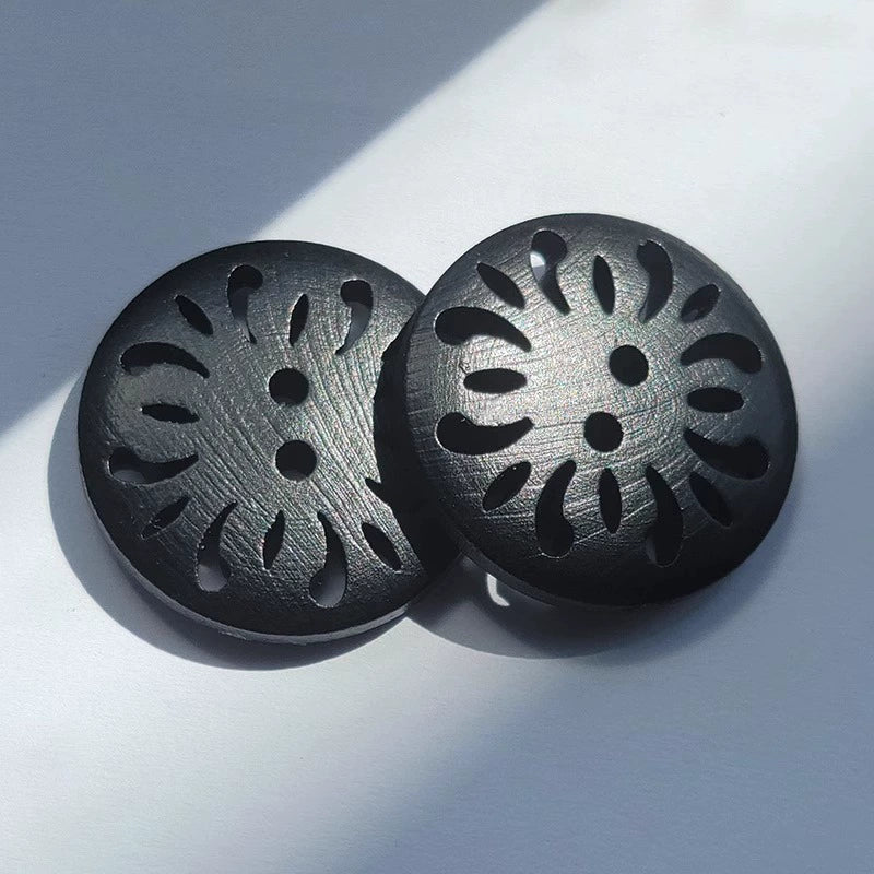 3418★  Natural wood buttons Hollow wood buttons Clothes hats Shoes Pants tops Decorative coats Sweater buttons
