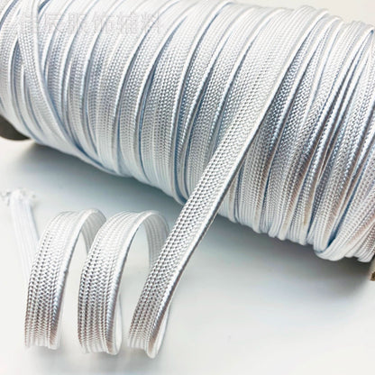 3849 Spot 39 colores 1 cm borde fino cinta maestra de seda brillante tira de brotes ribete cuerda borde incrustado tira cincha accesorios de ropa