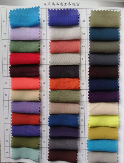 3895 8004 100D Gasa Falda Forro de Falda Tela Primavera, Verano y Otoño Tela