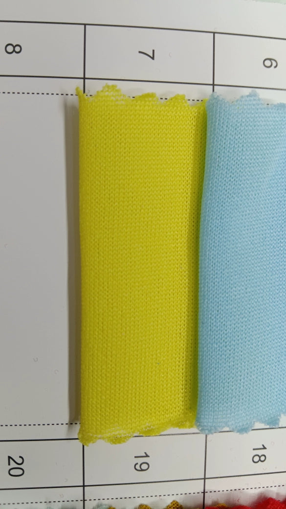 3905 Tejido elástico de verano, tejido fino de punto, forro de falda, tejido de imprimación absorbente de sudor, tejido de punto de una sola cara de alta elasticidad 8031