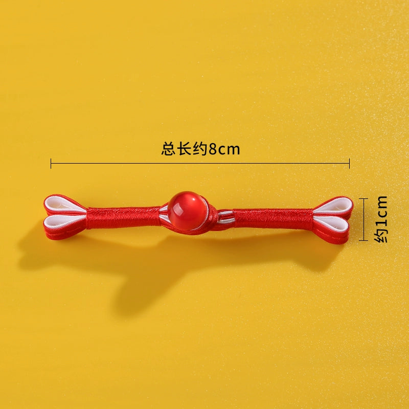 3498★ Botones de cheongsam Botones de estilo chino Hanfu estilo Tang Accesorios de ropa antiguos Botones superiores estilo retro Botones de disco de una palabra