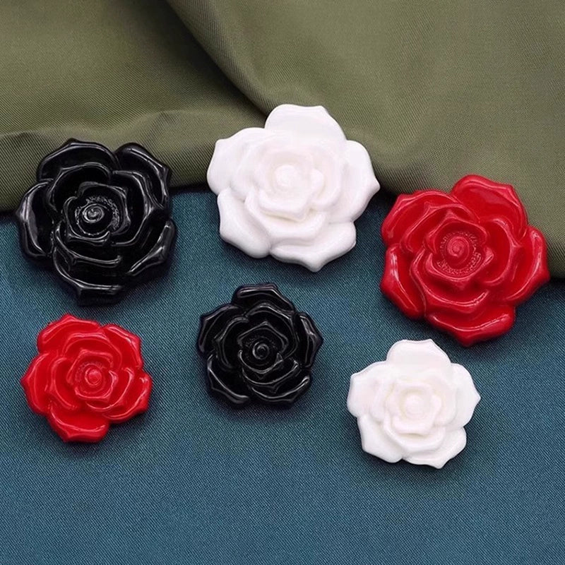 3356★  Coat button trench coat jacket suit trousers buttons casual clothes men's and women's versatile round black white buttons