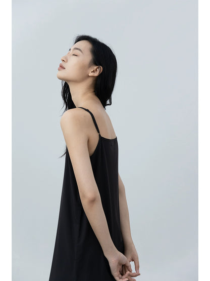 Vestido de base interior CAREMIND para mujer 2023, para las cuatro estaciones, se puede usar un color sólido, cómodo, de moda, con forro de falda, se puede usar solo 