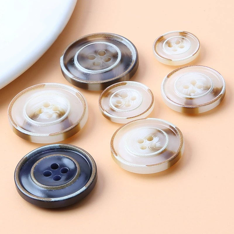 3235★  Versatile trench coat button clothes jacket suit pants button accessories women's top coat children's high-end buttons men