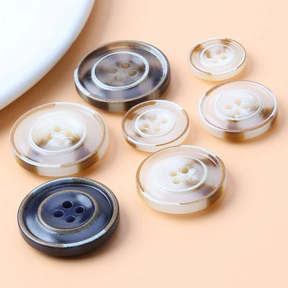 3235★  Versatile trench coat button clothes jacket suit pants button accessories women's top coat children's high-end buttons men