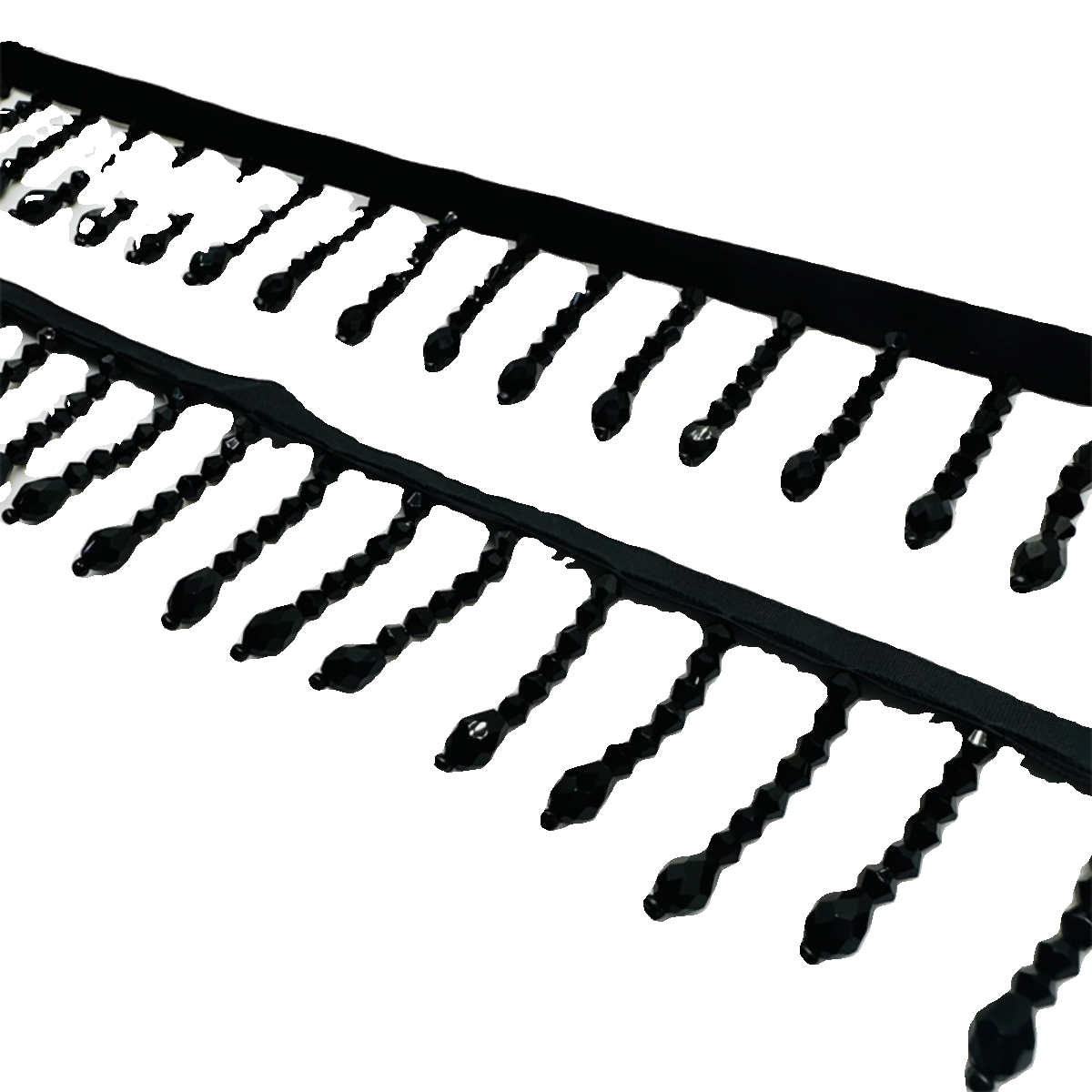 3685  width 4cm short crystal pendant handmade beaded fringed lace DIY home curtain headgear stage clothing accessories