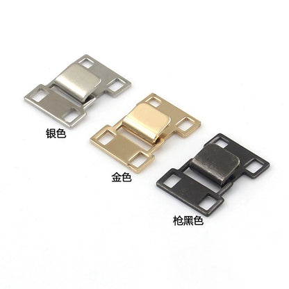 3517★ Hebilla de par de ganchos de collar de metal de alta calidad, hebilla de viento de gancho de collar dorado, hebilla de piel, hebilla de ropa interior, hebilla invisible de abrigo