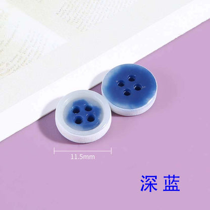 3339★  Resin shirt shirt men's and women's two-color buttons high-end clothes decorative buttons chiffon top small dress buttons