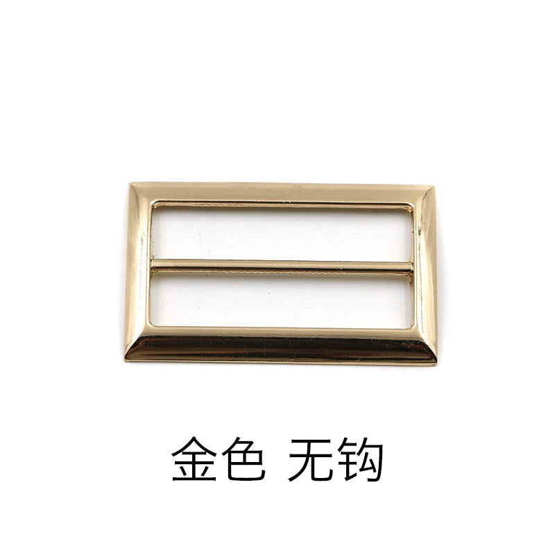 3527★ Botón redondo de metal de tres velocidades, hebilla de cinturón, correa, hebilla de día, caja de zapatos, hebilla de bolso, hebilla de esquina decorativa de ropa