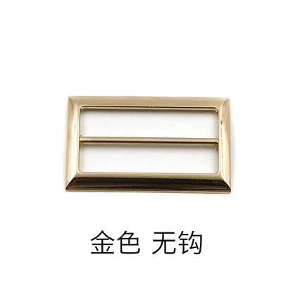 3527★ Botón redondo de metal de tres velocidades, hebilla de cinturón, correa, hebilla de día, caja de zapatos, hebilla de bolso, hebilla de esquina decorativa de ropa