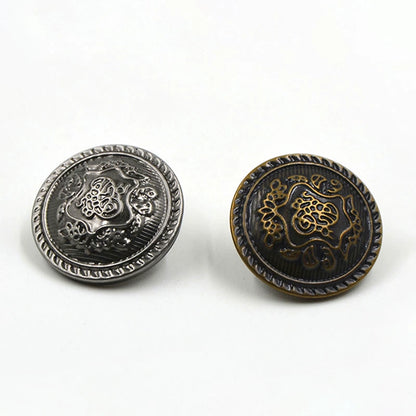 3248★  Men's jacket, suit button, shirt round button, hand sewn button, versatile retro ancient silver metal copper button button.