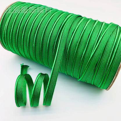 3849 Spot 39 colores 1 cm borde fino cinta maestra de seda brillante tira de brotes ribete cuerda borde incrustado tira cincha accesorios de ropa