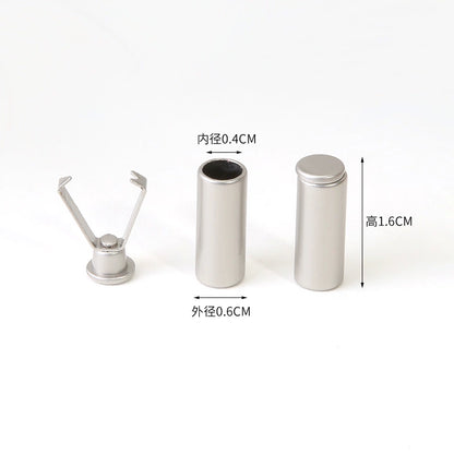 3548★ Hebilla de cabeza de metal de cuerda para ropa, pantalones, accesorios de cabeza de cuerda, suéter extraíble, sombrero, cuerda, pantalones deportivos, cordón de cintura, colgante