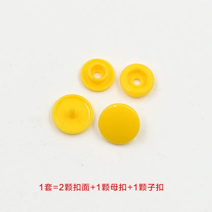 3413★  Plastic four-in-one buckle special button for colored baby clothes, seam-free hidden button, baby buckle nail button, mother and child buckle