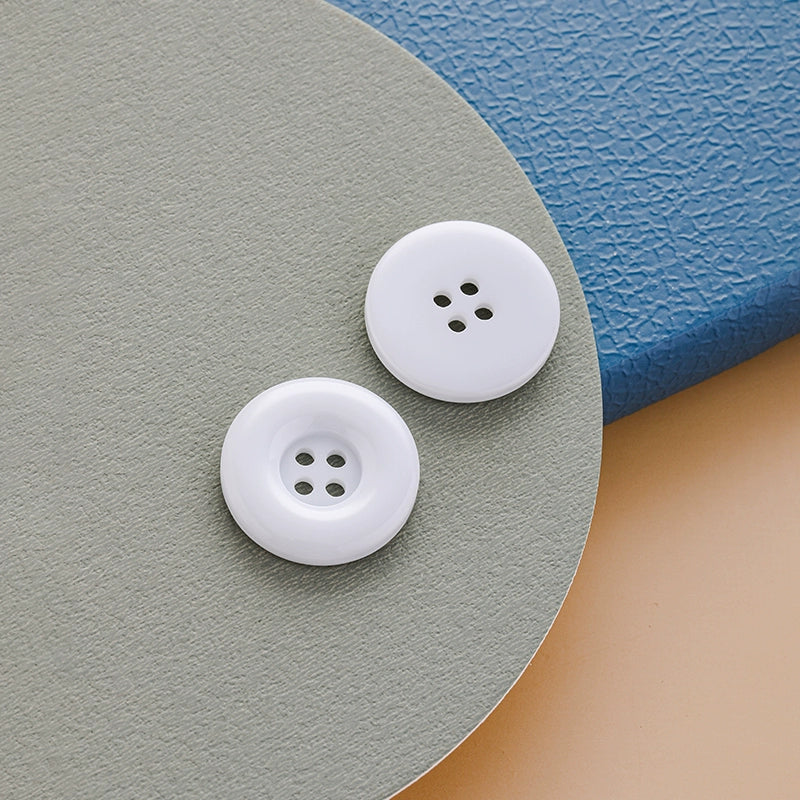 3356★  Coat button trench coat jacket suit trousers buttons casual clothes men's and women's versatile round black white buttons