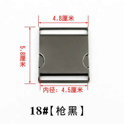 3526★ Hebilla de mochila con cierre de equipaje Hebilla de ajuste de bolsa Hebilla de herraje de metal Hebilla de accesorios para bolsa de cintura Hebilla de mochila