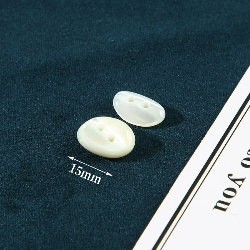 3341★  Shell shirt buttons high-end women's clothes cardigan shirt round buttons versatile children's baby buttons men