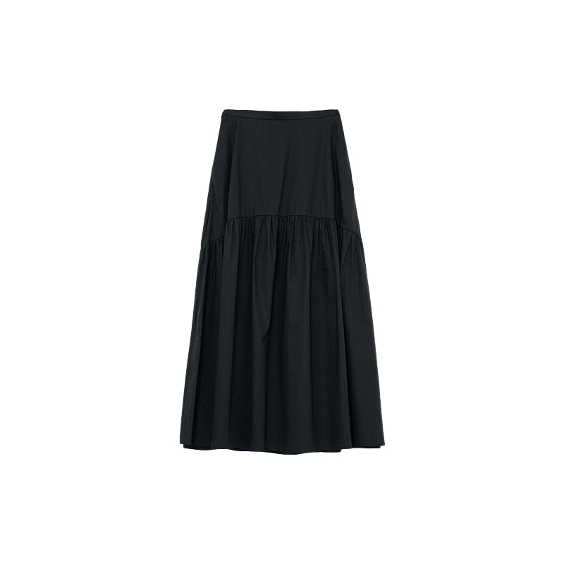 [Oferta especial por tiempo limitado] Conjunto de vestido de verano estilo Hepburn con top con mangas abullonadas y falda tipo paraguas con tirantes en la cintura 