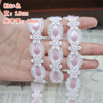 3550★ Ancho 1,8 cm Nueva cinta hueca de encaje DIY hecha a mano Lolita falda accesorios de decoración de ropa