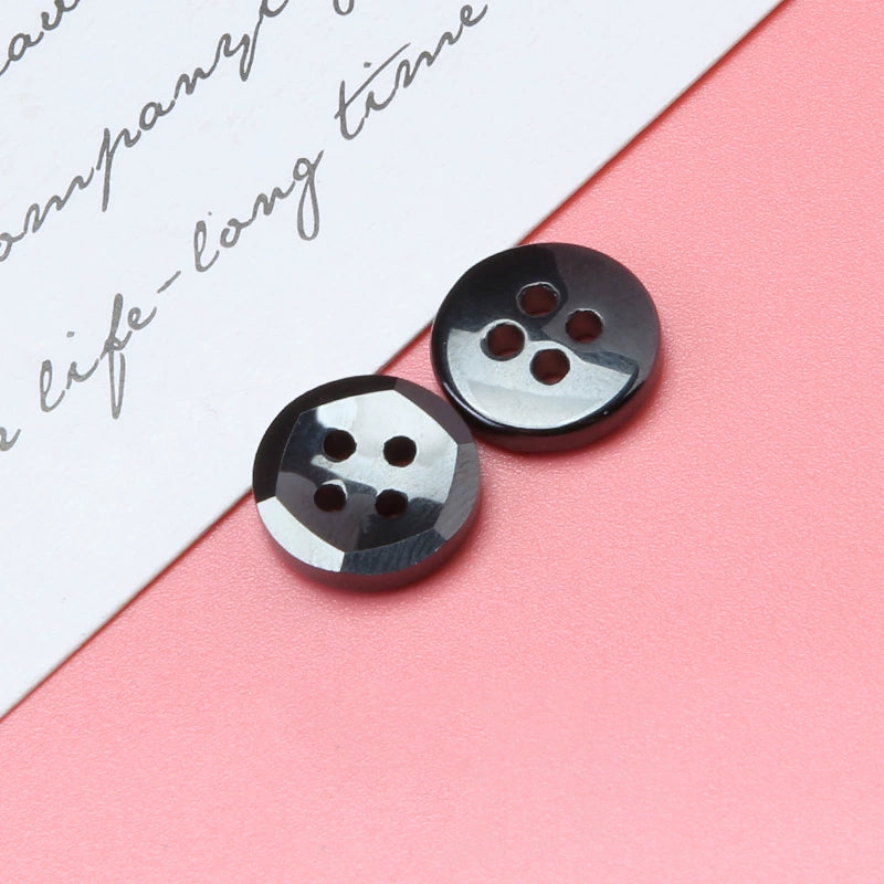 3382★  Round four-eye ceramic button men's and women's shirts knitted sweaters high-end small buttons children's clothes button versatile accessories