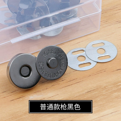 3473★ Hebilla magnética de metal Hebilla magnética Bolso con botón magnético fuerte sin costuras Hebilla de succión Abrigo Botón oculto Accesorios de billetera