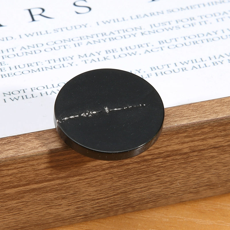 3463★ Botones de cuerno real para hombre, traje, chaqueta, pantalón, botones de alta gama, abrigo de cachemira para mujer, botones negros Daquan