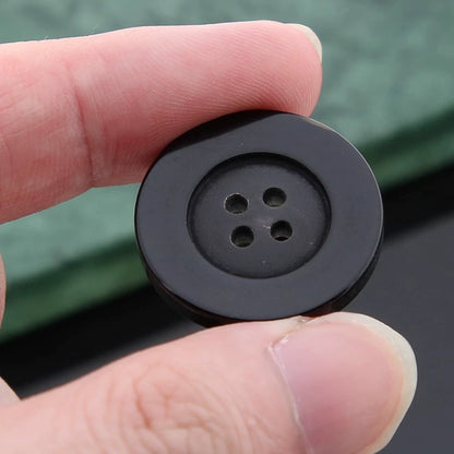 3417★  Real horn buttons clothes decorative buttons men and women trench coat coat sweater jacket top suit pants four-eye buttons