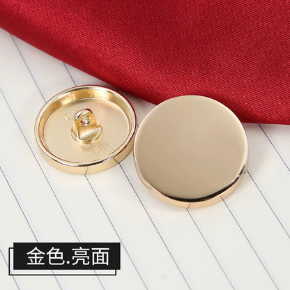 3375★  Metal flat buttons high-end suit buttons clothes top women's coat button shirt men's trench coat shirt round