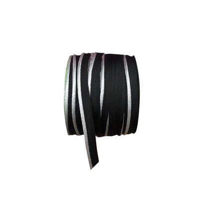 Cinta adhesiva de seda para niños, 1 cm, color dorado y plateado, para ribetes, ropa, textiles para el hogar, almohadas, etc.