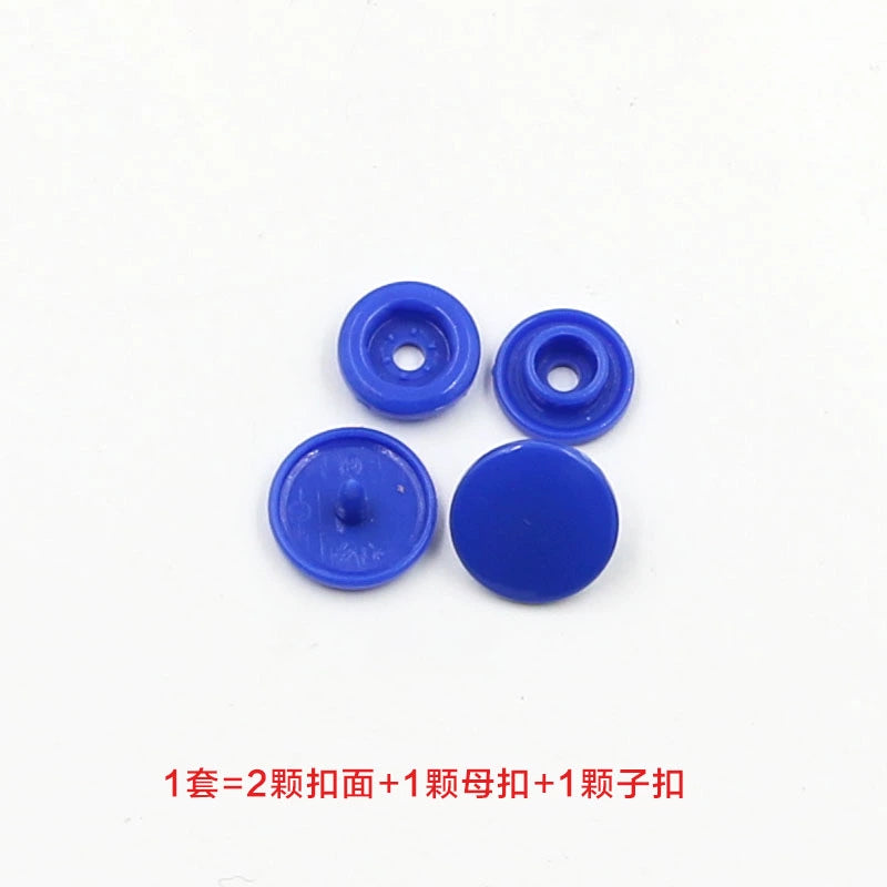3413★  Plastic four-in-one buckle special button for colored baby clothes, seam-free hidden button, baby buckle nail button, mother and child buckle