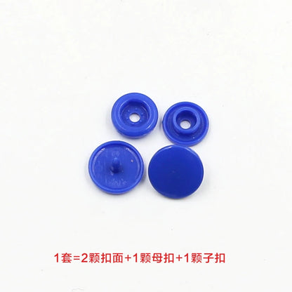 3413★  Plastic four-in-one buckle special button for colored baby clothes, seam-free hidden button, baby buckle nail button, mother and child buckle