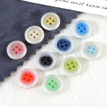 3339★  Resin shirt shirt men's and women's two-color buttons high-end clothes decorative buttons chiffon top small dress buttons