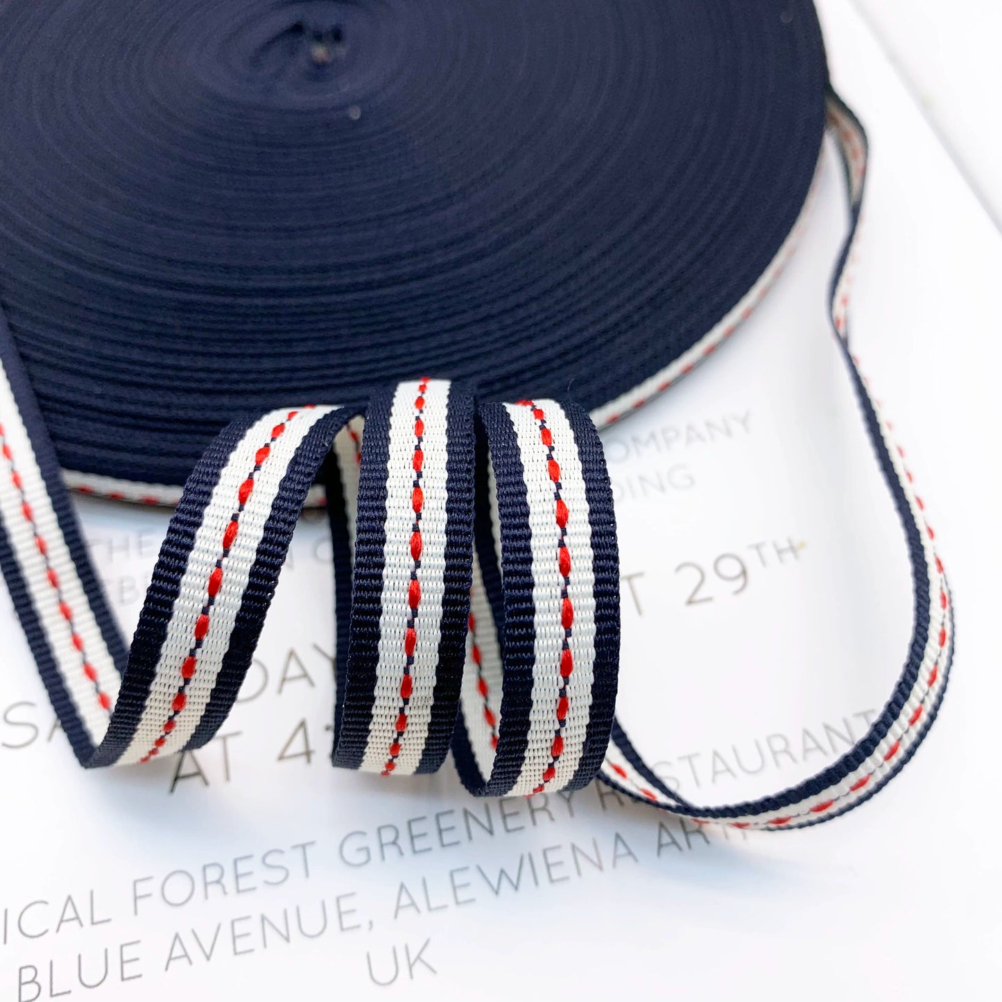 3855  Spot 1cm color jump point jacquard webbing edge pressing strip clothing side strip piping strip home textile decorative ribbon