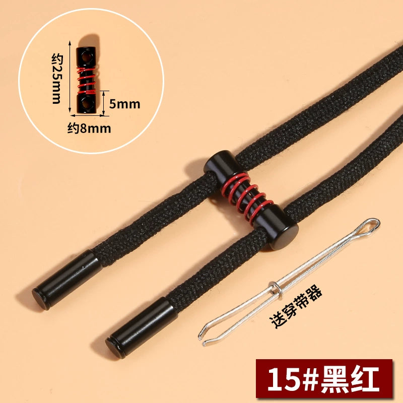 3540★ Cinturón de pantalones casuales gratis, cuerda, pantalones deportivos, hebilla de ajuste, hebilla de resorte fija, campana, pantalones, accesorios, artefacto