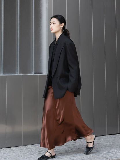 Camisa blanca original CAREMIND para mujer, diseño Sense Niche, camisa de viaje premium, camisa francesa de otoño, manga larga 