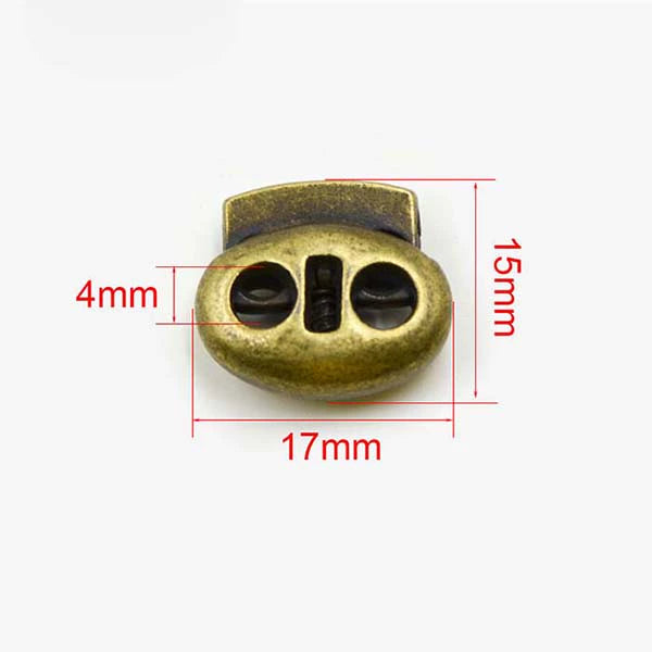 3547★ Hebilla de resorte de metal para chaqueta, cuerda elástica, hebilla de ajuste de banda elástica, hebilla de nariz de cerdo, hebilla de cuerda fija, hebilla de ajuste, botón de cordón