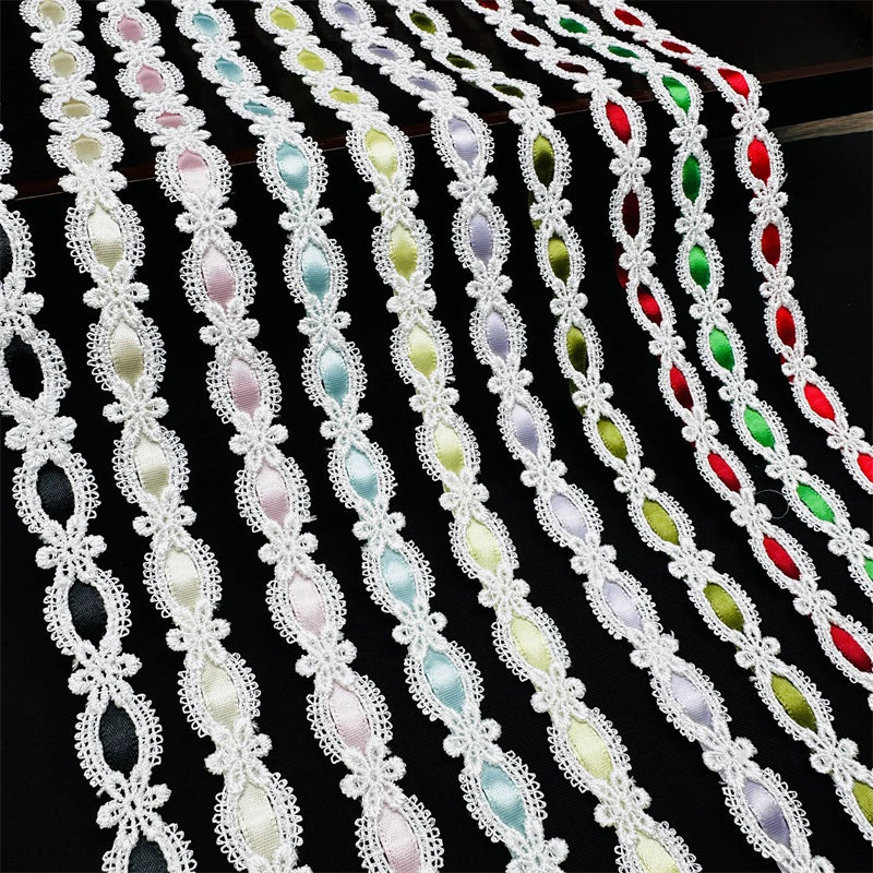 3550★ Ancho 1,8 cm Nueva cinta hueca de encaje DIY hecha a mano Lolita falda accesorios de decoración de ropa