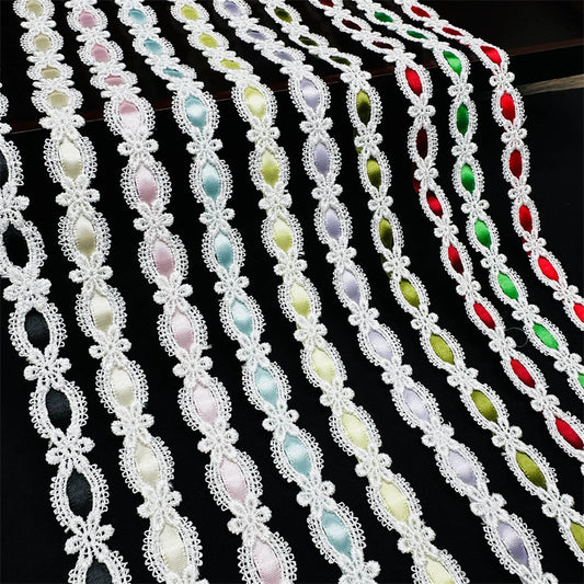 3550★ Ancho 1,8 cm Nueva cinta hueca de encaje DIY hecha a mano Lolita falda accesorios de decoración de ropa