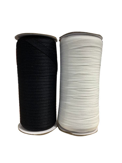 3880 40 colores en stock Tira de presión de borde de cuello de color de 1 cm, material auxiliar, cinta microelástica después de la tira de ribete de grano cruzado, tira lateral de la ropa