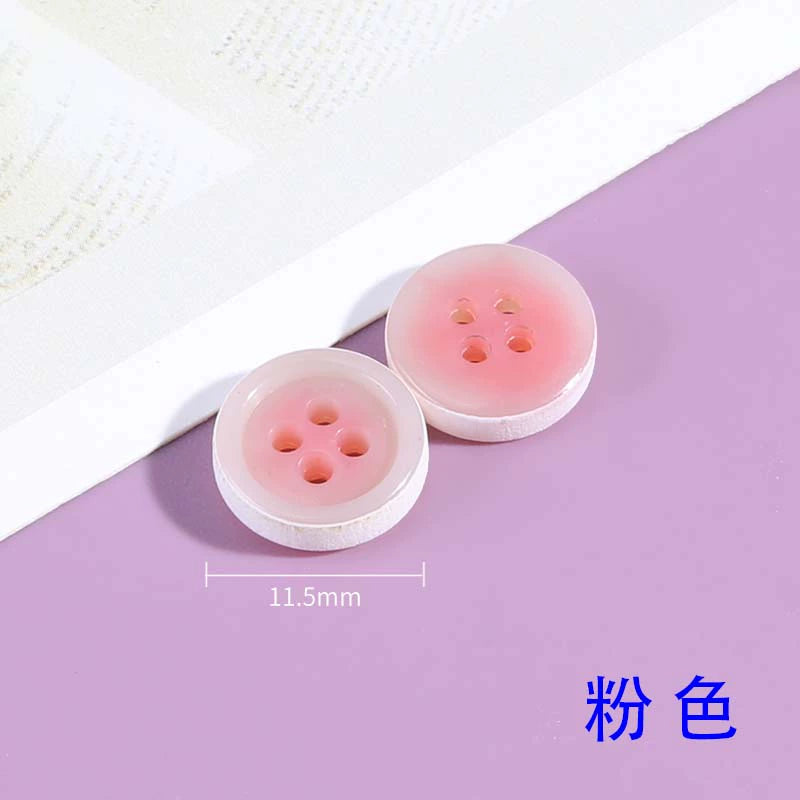 3339★  Resin shirt shirt men's and women's two-color buttons high-end clothes decorative buttons chiffon top small dress buttons