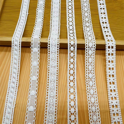 3834 Venta caliente de una variedad de exquisitos y asequibles accesorios de bricolaje de encaje suave accesorios de ropa de algodón puro encaje bordado soluble en agua