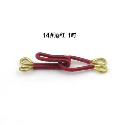 3513★ Accesorios de ropa, par de ganchos para abrigos, tela revestida de latón, botón de estilo, botón de gancho oscuro, botón de gancho manual, botón de ajuste invisible