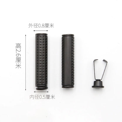 3546 Suéter Sombrero Cuerda Cabeza Botón Pantalones Cintura Cuerda Hebilla Metal Cabeza Ropa Cinturón Cuerda Tope Accesorios