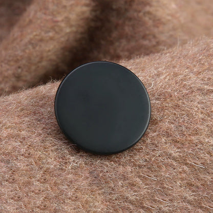 3357★  Metal button-up sweater cashmere jacket top women's coat trench coat button men's shirt button-up suit cufflinks