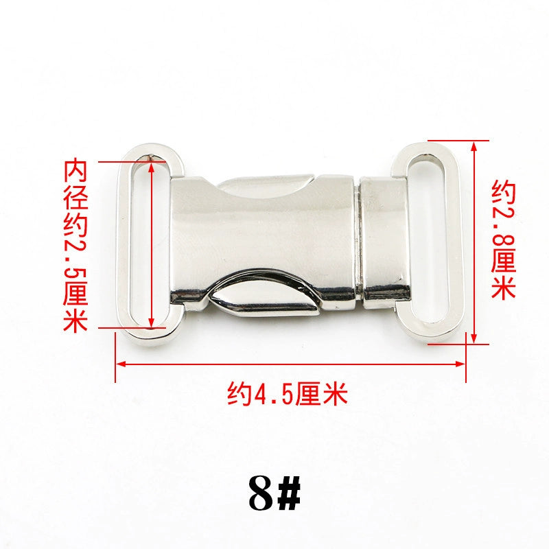 3526★ Hebilla de mochila con cierre de equipaje Hebilla de ajuste de bolsa Hebilla de herraje de metal Hebilla de accesorios para bolsa de cintura Hebilla de mochila