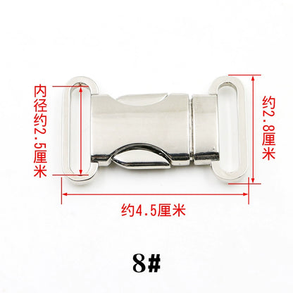 3526★ Hebilla de mochila con cierre de equipaje Hebilla de ajuste de bolsa Hebilla de herraje de metal Hebilla de accesorios para bolsa de cintura Hebilla de mochila