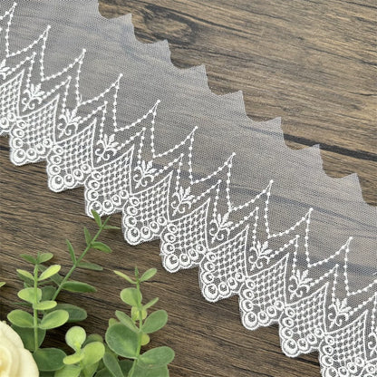 3828 Ancho 10cm malla bordado encaje DIY vestido ropa falda dobladillo cortina tela decoración accesorios