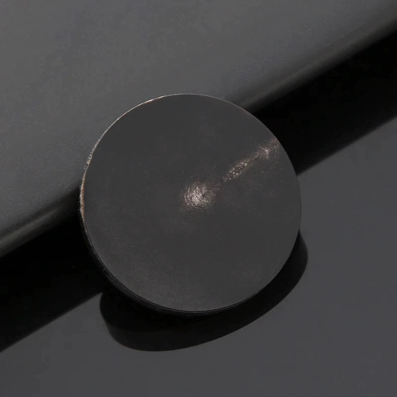 3462★ Gabardina con botones de cuerno real, abrigo con botones redondos, ropa superior, botones negros para mujer, traje de hombre, accesorios con botones para traje